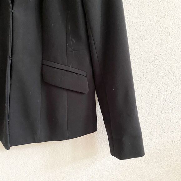 Trouve Black Open Front Oversized Blazer Suit Jacket Womens Size Medium‎ - Picture 4 of 11